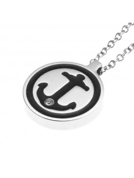collana ancora uomo acciaio cll1942