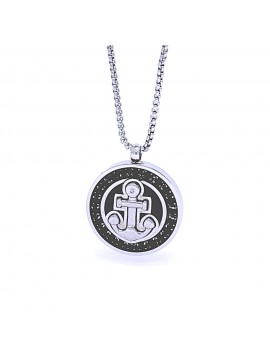 collana ancora uomo acciaio cll1999