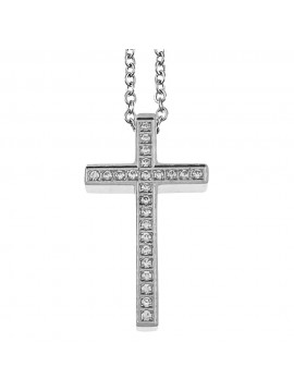 collana croce uomo acciaio cll2133