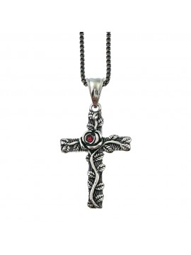 collana croce uomo baltica acciaio cll2140