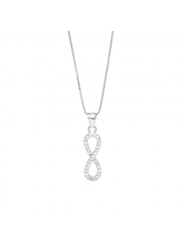 collana infinto donna ciondolo argento cll1855