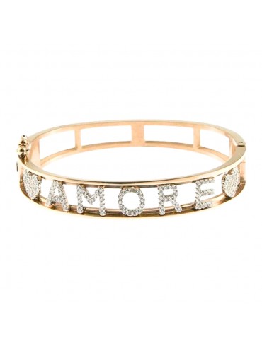 bracciale scritta amore rigido donna bcc2803