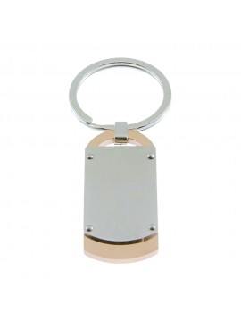 Portachiavi uomo piastra acciaio prt0036