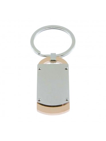Portachiavi uomo piastra acciaio prt0036