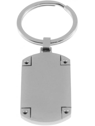 Portachiavi uomo piastra acciaio prt0038