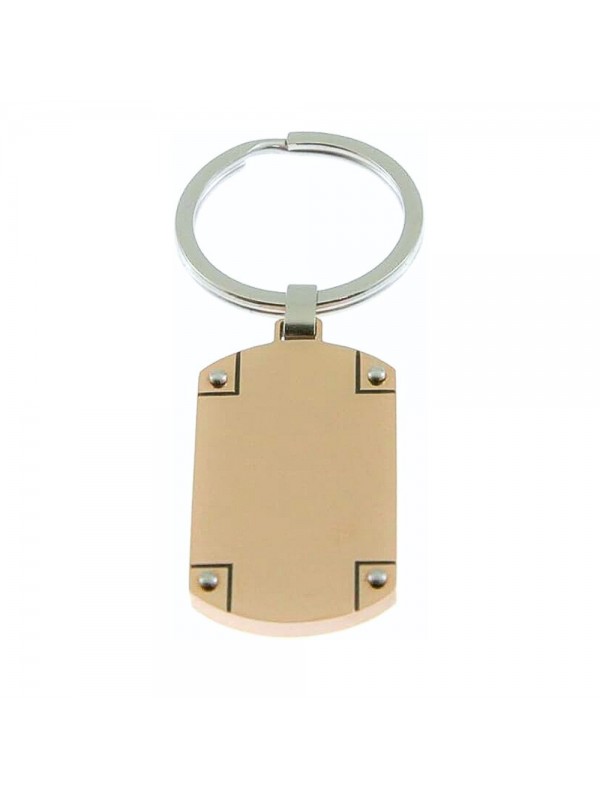 Portachiavi uomo piastra acciaio prt0039