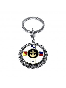 portachiavi uomo bandiere nautiche e ancora prt0088