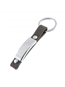 portachiavi uomo pelle e acciaio prt0123