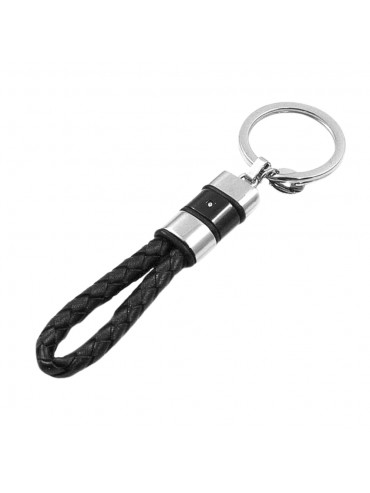 portachiavi uomo donna casa auto moto in acciaio e pelle cm 70 - prt0148