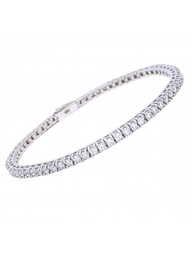 bracciale tennis in argento 925 italiano cm 18 bcc3087