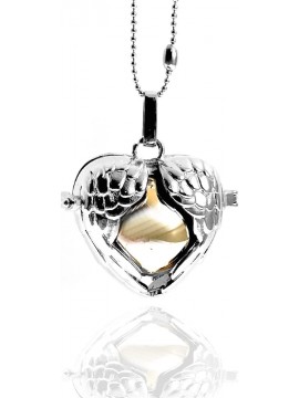 chiama angeli collana gravidanza a forma di cuore cll2007