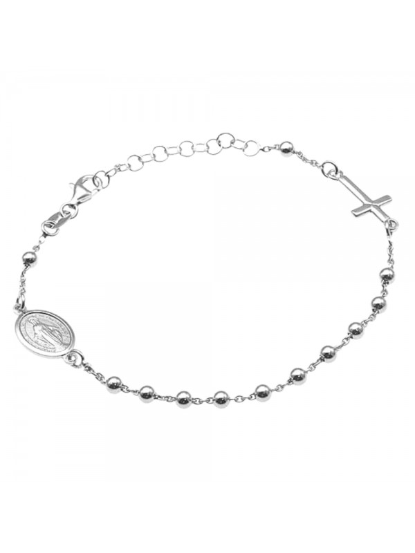 bracciale rosario argento 925 bcc1672