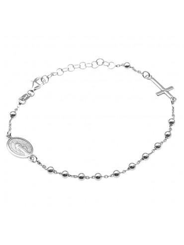bracciale rosario argento 925 bcc1672