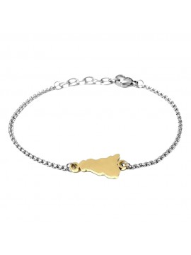 Bracciale sicilia in acciaio bcc2936