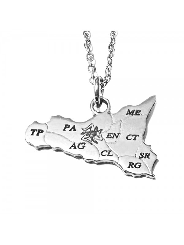collana sicilia gioielli siciliani acciaio cll2176 collana sicilia gioielli siciliani acciaio cll2176