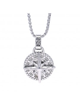 collana rosa dei venti acciaio uomo cll1938