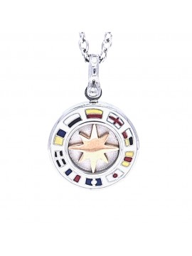 collana rosa dei venti e bandiere uomo cll1970