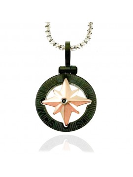 collana rosa dei venti uomo acciaio cll2002