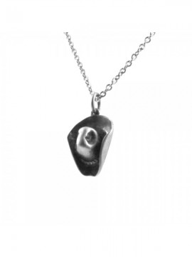 collana cappello cowboy argento invecchiato cll1875