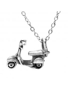 collana con vespa piaggio argento 925 cll2149
