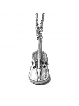 collana con violino in argento 925 cll2152