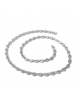 collana uomo maglia marinara acciaio cll1932