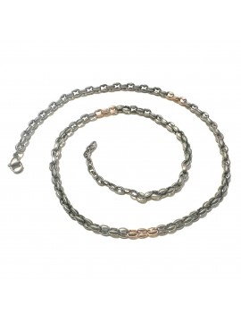 collana uomo maglia marinara acciaio cll1931