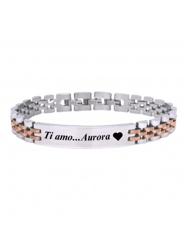 Bracciale uomo acciaio maglia jubilee bcc0453