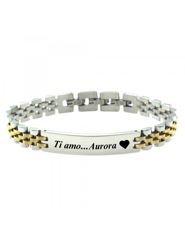 Bracciale uomo acciaio maglia jubilee bcc0455