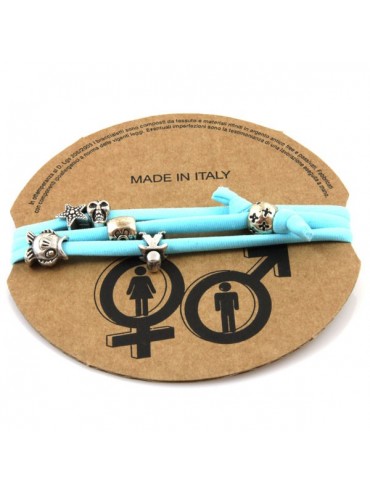 Bracciale donna in lycra elastico con beads