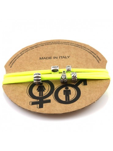 Bracciale donna in lycra elastico con beads