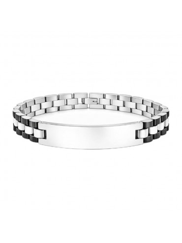Bracciale uomo acciaio maglia president bcc0452