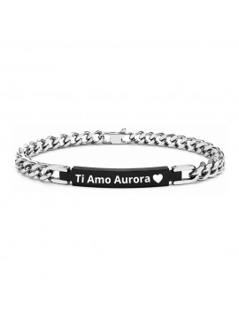 Bracciale uomo personalizzabile con incisione - bcc0769
