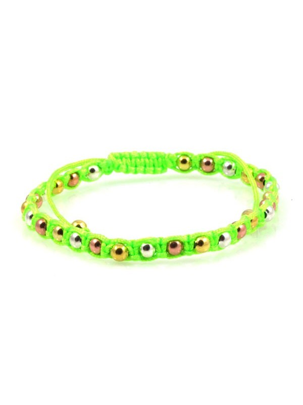 Bracciale donna shamballa  con pallini