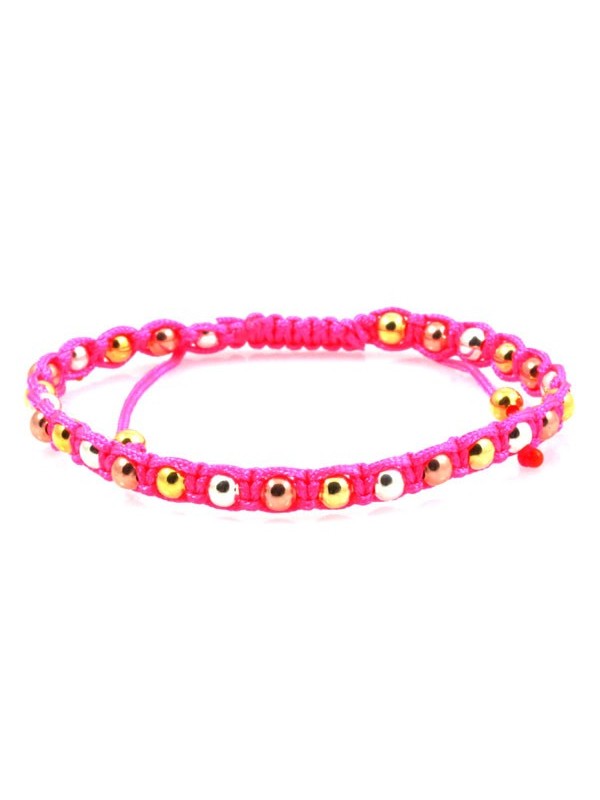 Bracciale donna shamballa  con pallini