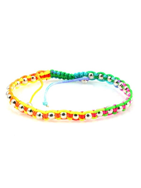 Bracciale donna shamballa  con pallini