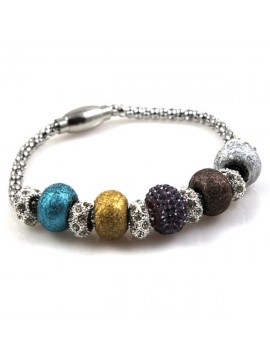 Bracciale con swarovski murrine in resina