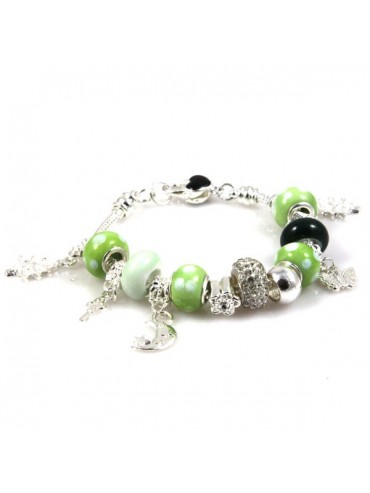 Bracciale con swarovski e murrine