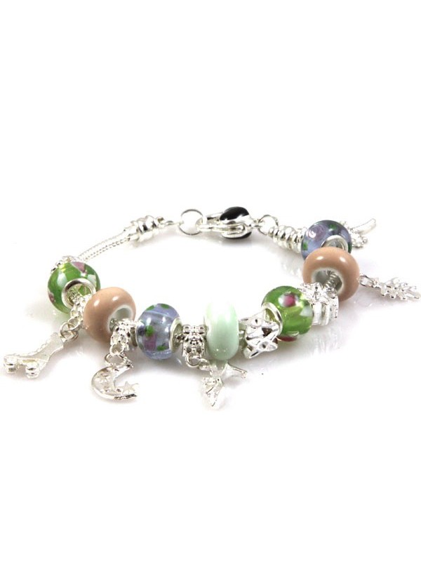 Bracciale con swarovski e murrine