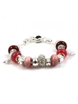 Bracciale con swarovski e murrine