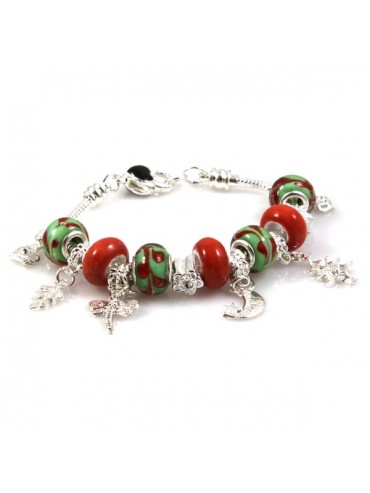 Bracciale con swarovski e murrine