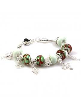 Bracciale con swarovski e murrine