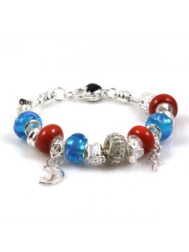 Bracciale con swarovski e murrine