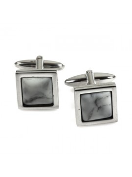 Gemelli camica uomo quadrati colore grigio