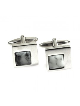 Gemelli camica uomo quadrati colore grigio