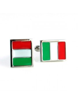 Gemelli camicia uomo con tricolore