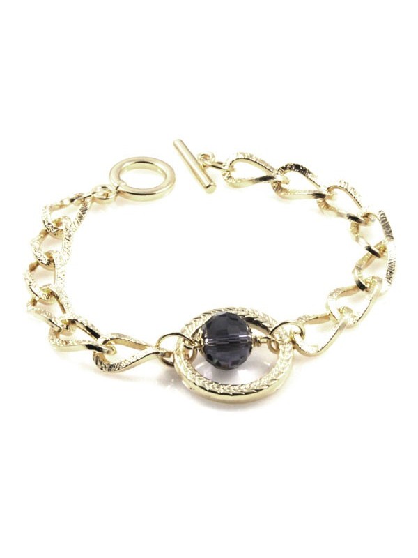 bracciale in bronzo dorato donna