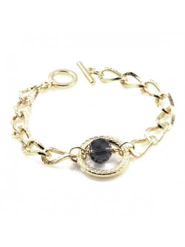 bracciale in bronzo dorato donna