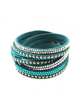 bracciale tipo slake swarovski colorato
