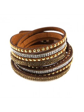 bracciale tipo slake swarovski colorato
